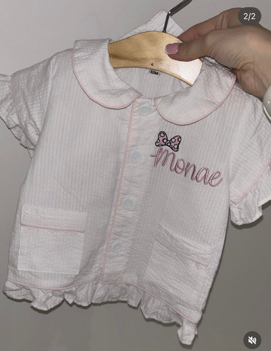 Personalised Birthday Pyjamas Minnie Mouse