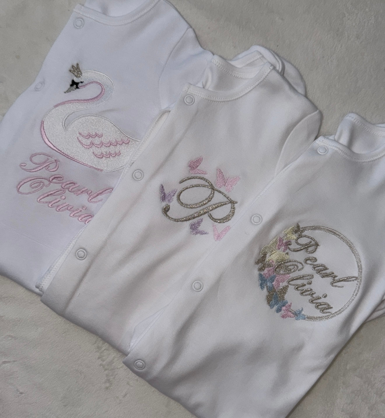 3 babygrows bundle