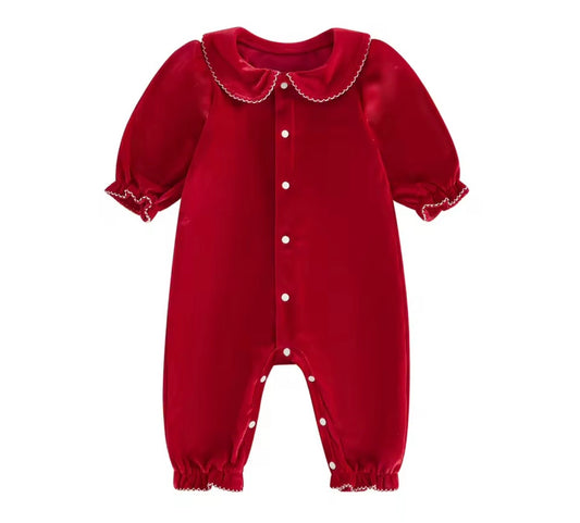 Velvet babygrow
