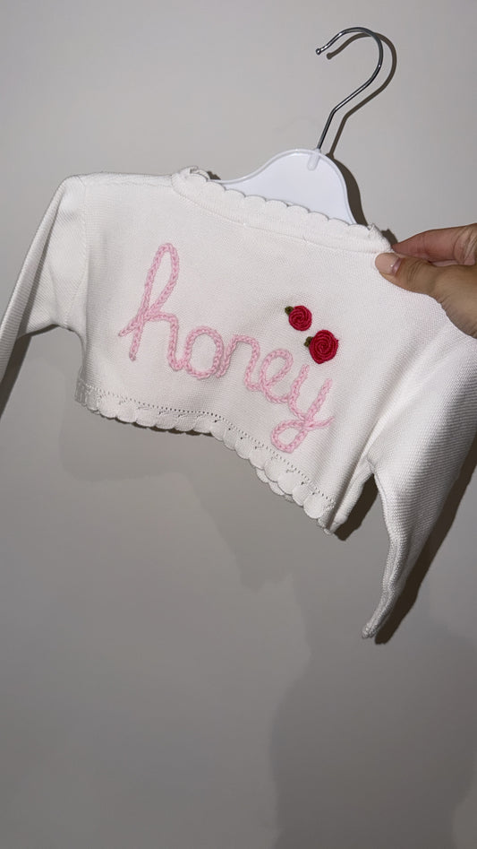 Hand Embroidered Cardigan