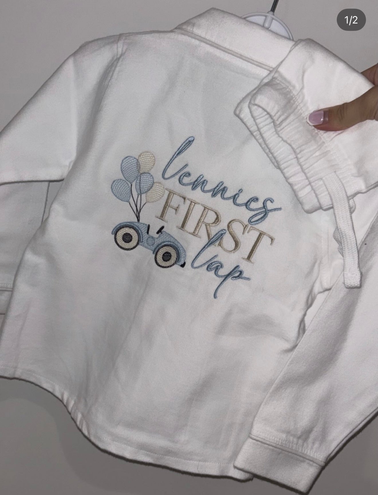 First Lap Birthday Pyjamas