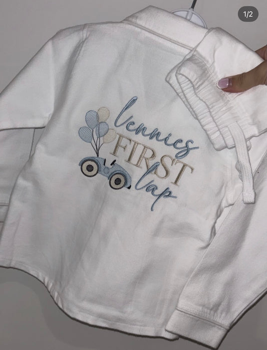 First Lap Birthday Pyjamas