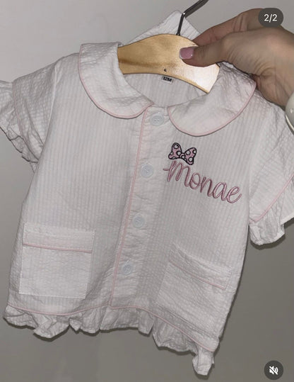 Personalised Birthday Pyjamas Minnie Mouse