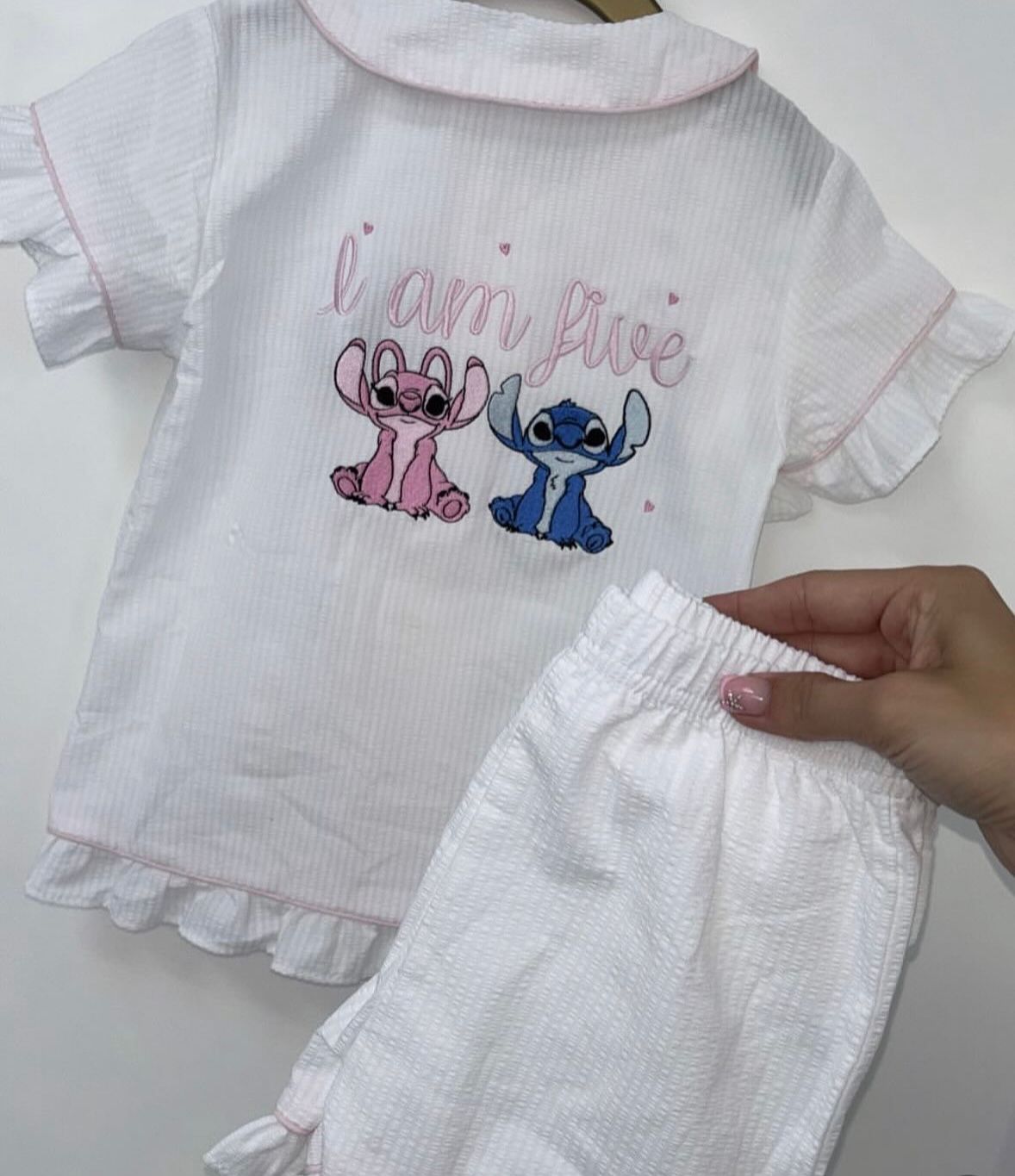 Personalised Birthday Pyjamas Stitch