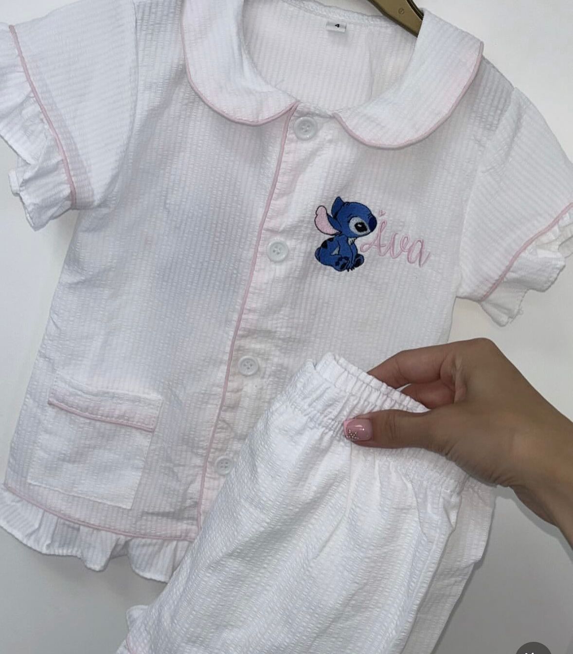 Personalised Birthday Pyjamas Stitch