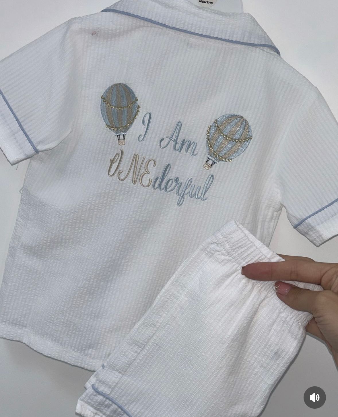 Onederful Hot Air Balloon Birthday Pyjamas