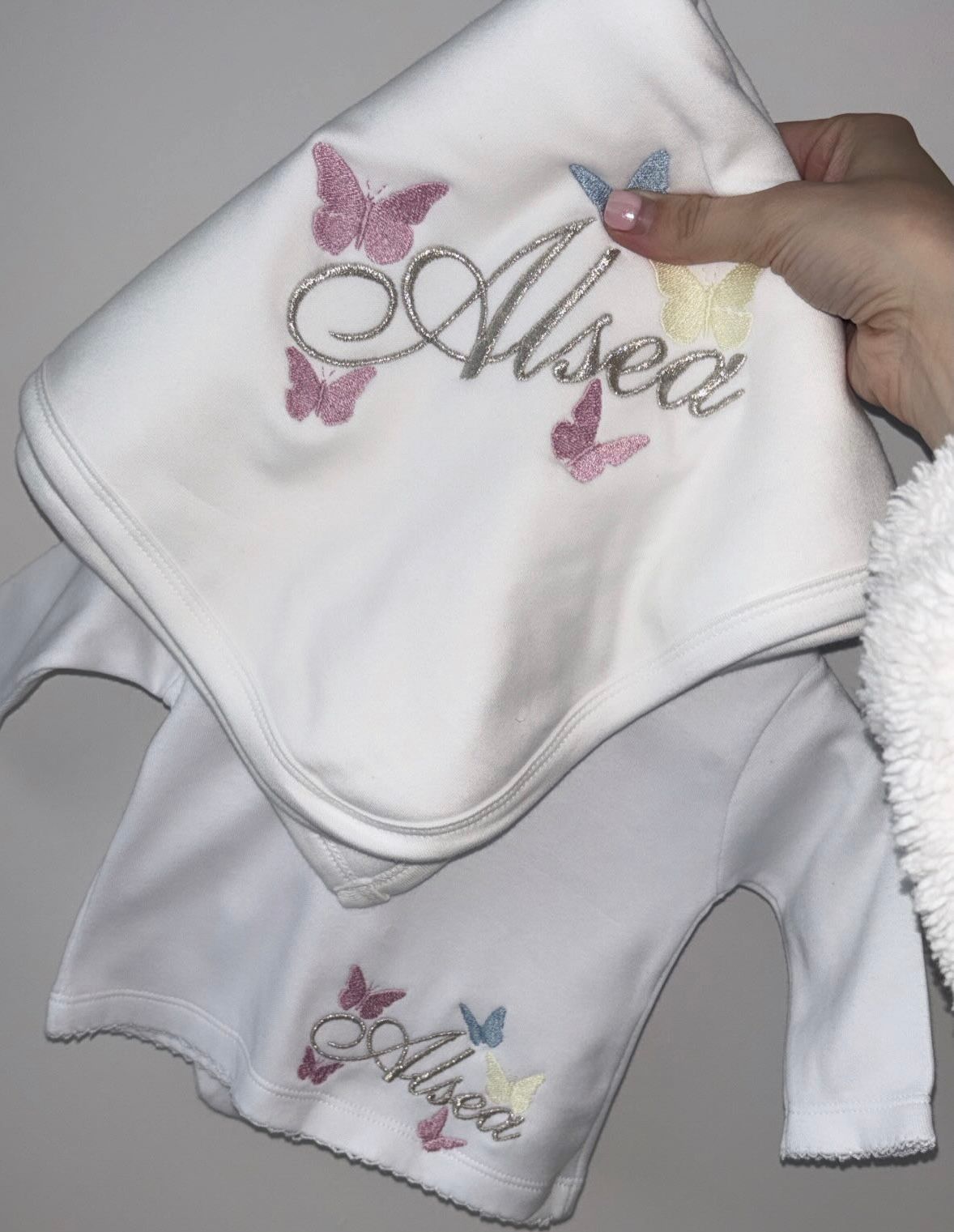 Butterfly Two Piece and Blanket