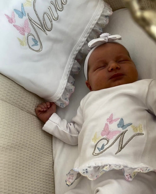 Butterfly Two Piece and Blanket