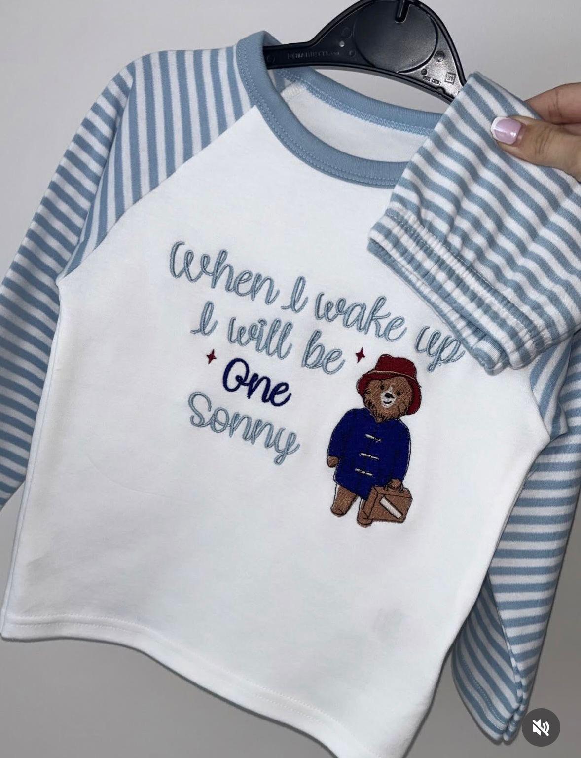 Stripe Paddington Bear Pyjamas