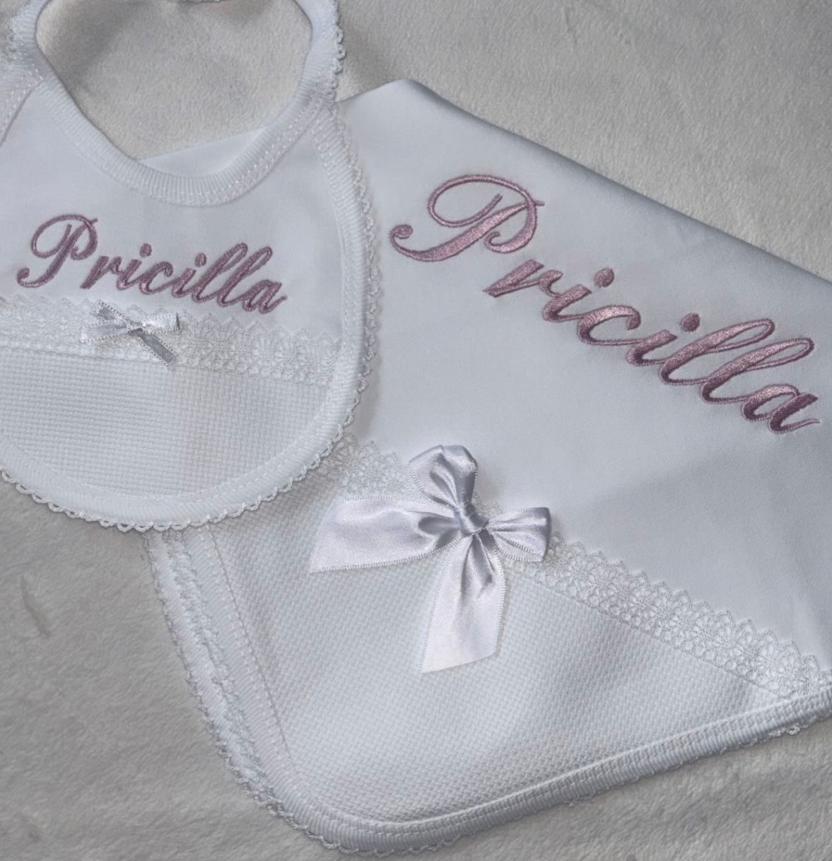 Babygrow, blanket & bib set